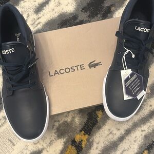 Brand new men’s Lacoste sneakers size 11 with the original box